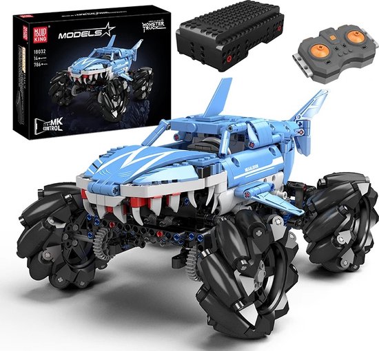 Comnox - Mould King - Megalodon Monstertruck - 786 Stukjes - LEGO Compatible - RC Technische Bouwset