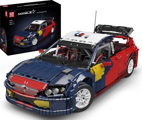 Comnox - Mould King - Technische Raceauto Bouwset - 4606 Stukjes - LEGO Compatible - C4 WRC Model