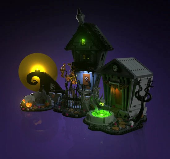 Light My Bricks (LMB) 2.0 Lichtset voor LEGO #21351 Disney Tim Burton's The Nightmare Before Christmas