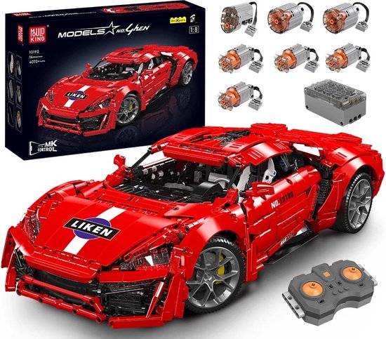 Comnox - Mould King - Lykan Hypersport Raceauto - 4070 Stukjes - LEGO Compatible