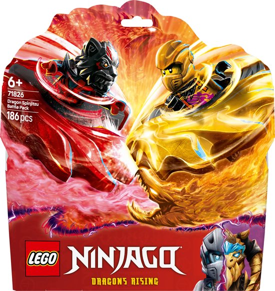 LEGO NINJAGO Spinjitzu drakenstrijdpakket actie - 71826