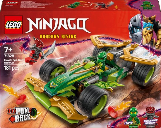 LEGO NINJAGO Lloyds pull-back racewagen set - 71828