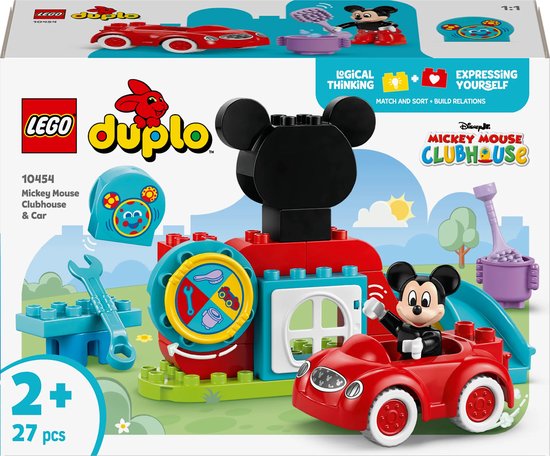 LEGO DUPLO ǀ Disney Mickey Mouse Clubhuis en Auto - 10454