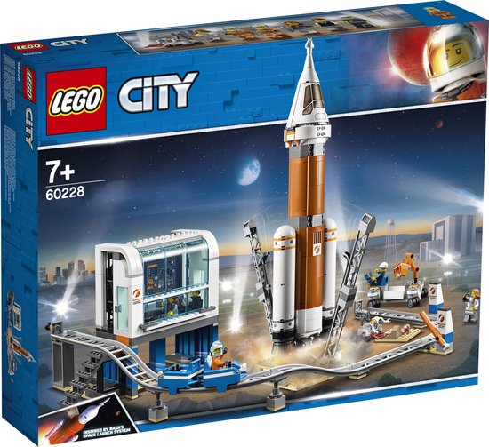 LEGO City Ruimtevaart Ruimteraket en Vluchtleiding - 60228