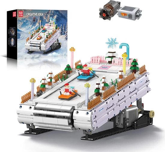 Comnox - Mould King - Kerst Ski-Resort - 2181 Stukjes - LEGO Compatible - Winter Bouwplezier