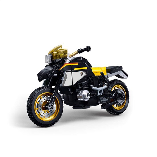 Sluban Motor R1250 GS M38-B1132 | City speed champions adventure | Classic creator motorfiets | Technische speelgoed bloks voor kinderen en volwassenen | Mega bouwpakketten van 200 bouwstenen | Kerst cadeautjes