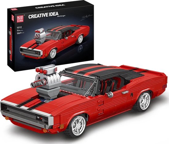 Comnox - Mould King - Technische Muscle Car Bouwset - 1869 Stukjes - LEGO Compatible - Voor Kinderen en Volwassenen