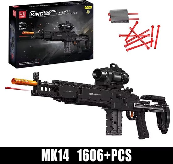 Digitalewarenhuis® lego - bouwstenen battle rifle - speelgoed wapen geschikt voor kinderen - compatible met lego stenen