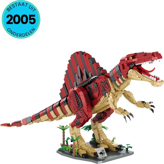 Dino Speelgoed Set Geschikt Voor Lego - 2005 Bouwstenen - Spinosaurus - Bouwset - STEM Speelgoed - Bouwsets - Bouwspeelgoed - Inclusief Handleiding