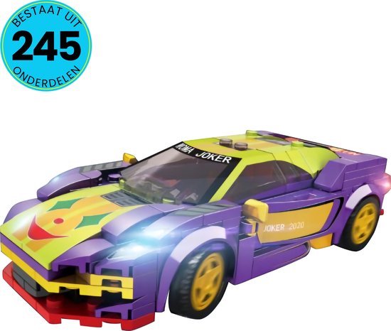 Raceauto Speelgoed Set Geschikt Voor LEGO - Vanaf 6 Jaar - 245 Bouwstenen - Bouwset - STEM Speelgoed - Bouwsets - Bouwspeelgoed - Inclusief Handleiding