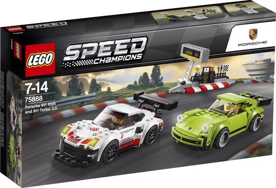 LEGO Speed Champions Porsche 911 RSR en 911 Turbo 3.0 - 75888