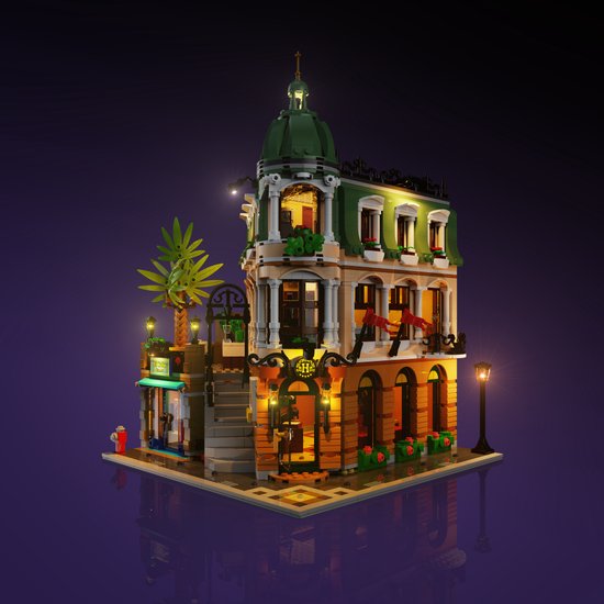 Light My Bricks (LMB) 2.0 Lichtset voor LEGO #10297 Boetiekhotel