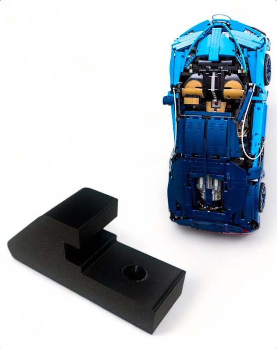 Muurbeugel voor LEGO® Technic Bugatti Chiron - LEGO Technic Car Wall Mount - Bugatti Chiron - Lego houder auto modellen - Lego Bugatti