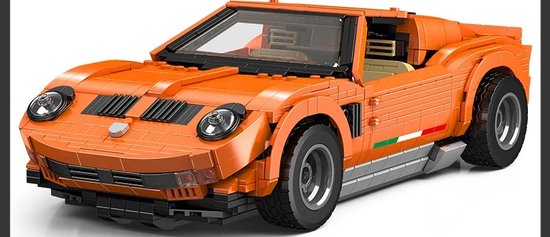 Digitalewarenhuis® lego - sport auto speelgoed - kleine bouwstenen compatible met Lego - 1609 bouwstenen ABS materiaal