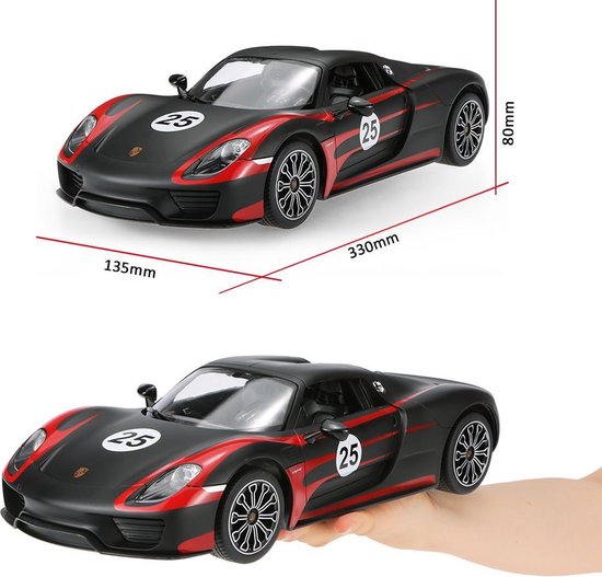 Rs Porsche 918 Spyder 1:14 - Mat Zwart