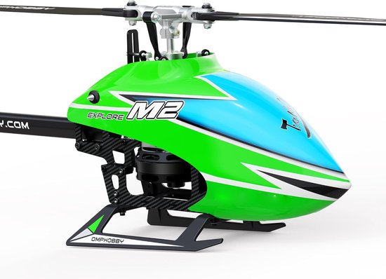 RC Helikopter voor Volwassenen - Direct Drive met Dubbele Brushless Motor - 6-Kanaals - 3D Vliegmodus - Afstandsbesturing - Voor Buiten - Nieuwe Versie - Kristal Groen - BNF