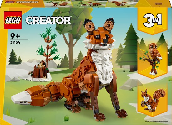 LEGO Creator 3in1 Bosdieren: Rode vos - 31154