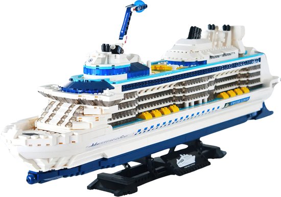 Zhe Gao Cruiseschip | Classic creator boot | Technic ideas | STEM educatief speelgoed bouwpakket | Cruise schip modelbouw voor volwassenen & kinderen | 2428 bouwstenen (niet compatibel met andere merken blokjes)