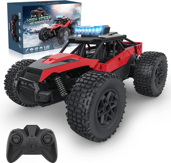 Raceauto op afstand bestuurbaar - Leuk cadeau voor jongens en meisjes - Op afstand bestuurd kinderspeelgoed RC offroad auto met afstandsbediening, snelle voertuigen, speelgoed, verjaardagscadeaus voor jongens en meisjes