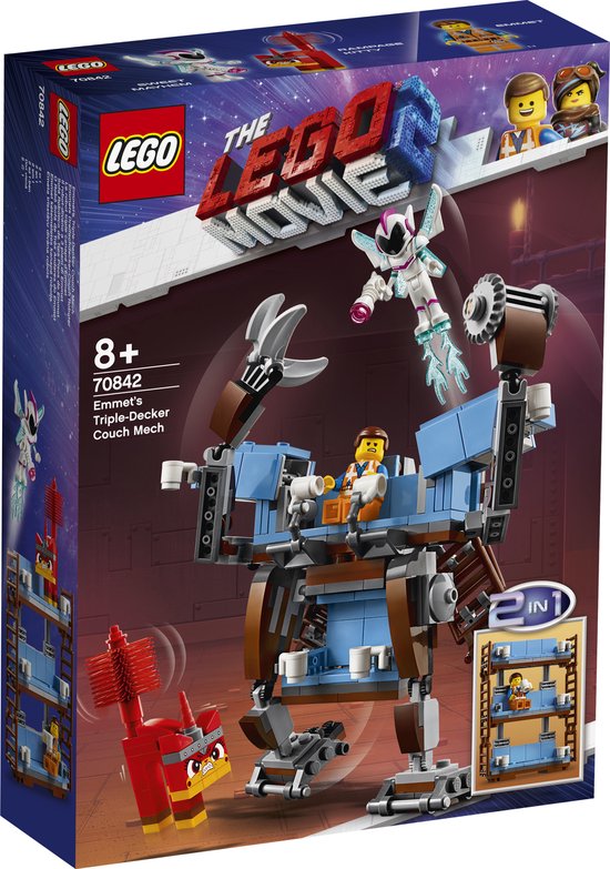 LEGO The Movie 2 Emmet's Mecha met een Zitbank met Drie Verdiepingen - 70842