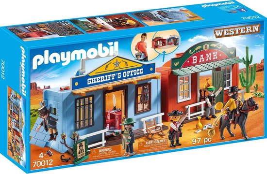 PLAYMOBIL  Meeneem Western stad - 70012