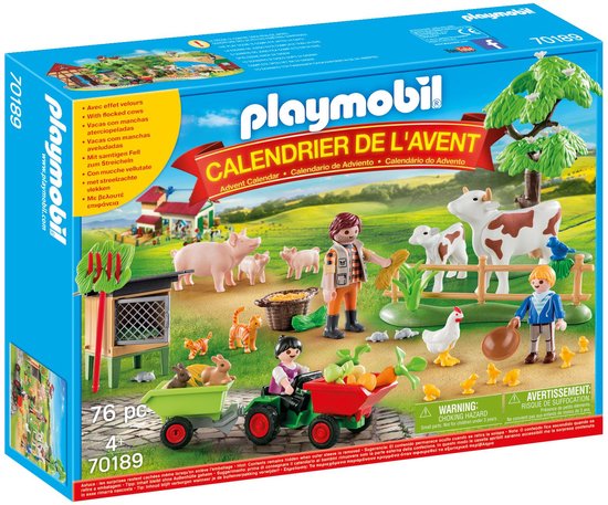 PLAYMOBIL  Adventskalender "de boerderij" - 70189