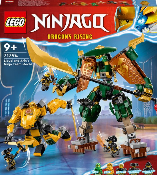 LEGO NINJAGO Lloyd en Arins Ninjateammecha met 2 Figuren - 71794