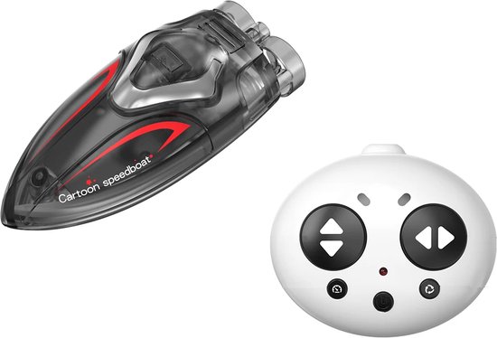 DrPhone WaveRider - Mini Afstandsbediening Speedboot - Snel, Compact en USB-Oplaadbaar voor 360° Wateravontuur + Opblaasbare Bad etc