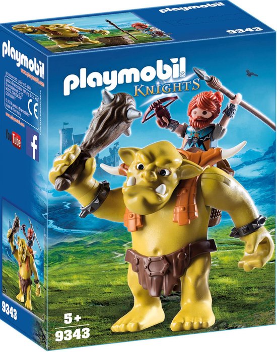 PLAYMOBIL  Reuzentrol met soldatendwerg - 9343