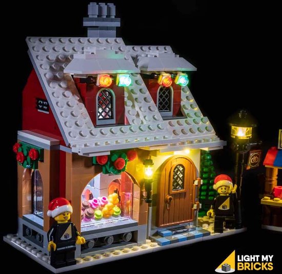 Light My Bricks - Geschikt voor LEGO Winter Village Bakery 10216 Verlichtings Set