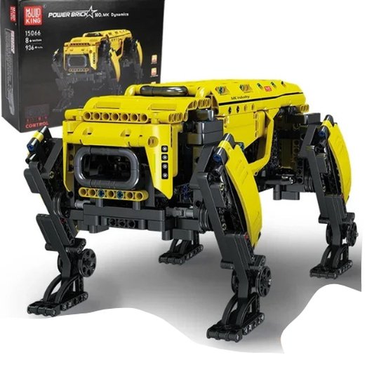 MazrekuHome® - Technische Speelgoed - Bestuurbaar via App - Rc Gemotoriseerde Boston Dynamics - Grote Hond - Set - Montage - Alphadog - Bouwstenen - Bricks