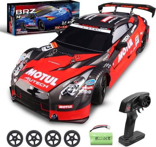 DrPhone RCZ Sigma - Model 2.4Gz - Drift RC Auto 1:16 - Elektrisch bestuurbare Race Auto - Rood