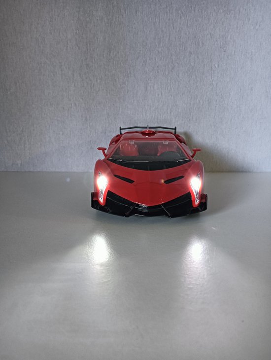 rc speelgoed auto met Led koplampen 1:14 - radio grafisch Sport Car afstand bestuurbare auto Radiografische voertuigen Radiografisch Bestuurbare Racewagen - RC Car