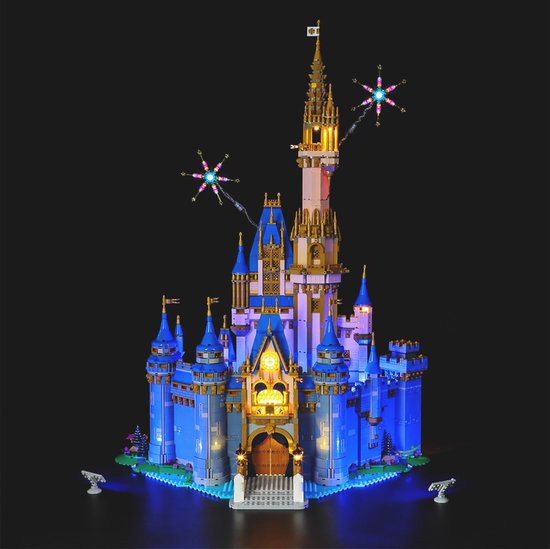 LED Verlichtingsset Met Afstandsbediening Voor LEGO 43222 Disney Kasteel - Compatibel Met Lego Bouwstenen (Exclusief Lego-Set)