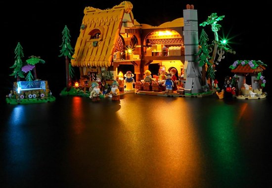 Led Verlichtingsset Voor Lego 43242 Sneeuwwitje en Het Huisje Van De Zeven Dwergen Geschikt voor Lego Disney Bouwset Lego Set Niet Inbegrepen