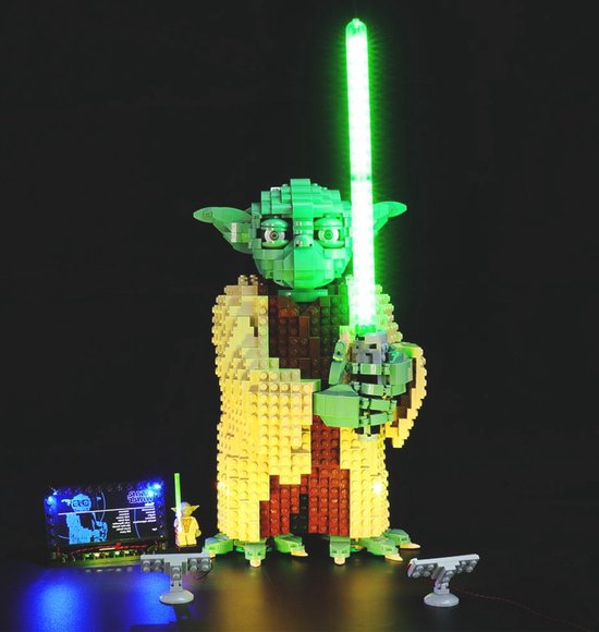 LED Verlichtingsset Voor Lego Star Wars Yoda - Compatibel Met Model 75255 (Exclusief Bouwmodel)