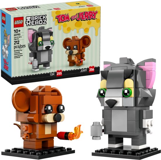 LEGO BrickHeadz 40793 - Tom en Jerry figuren