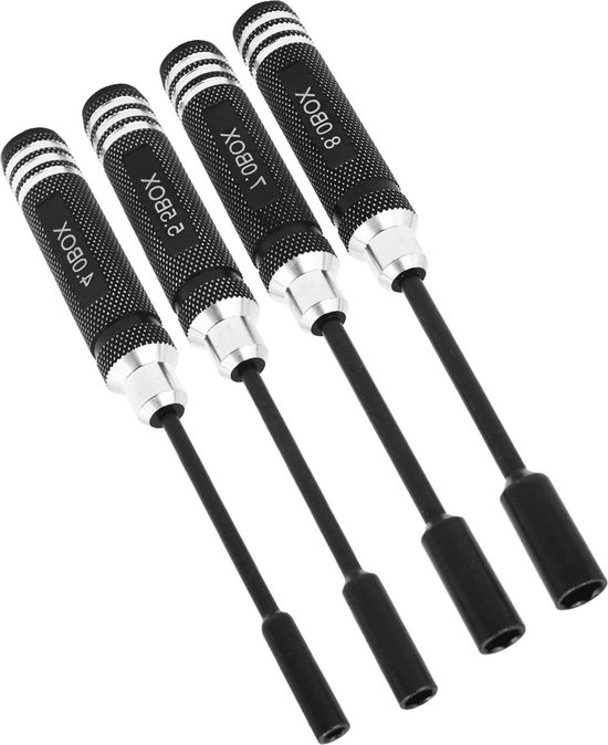 4PCS Hex Socket Screwdriver Set for RC Car - 4mm 5.5mm 7mm 8mm