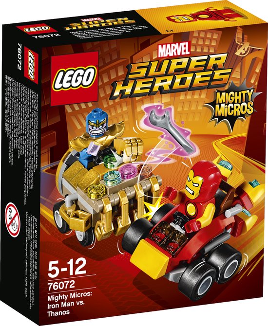 LEGO Marvel Super Heroes Avengers Mighty Micros: Iron Man vs. Thanos - 76072