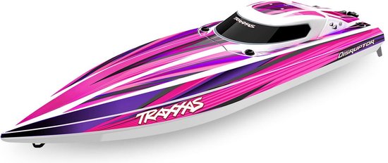 Traxxas Disruptor 4S 40+ MPH High-Performance Boat Pink