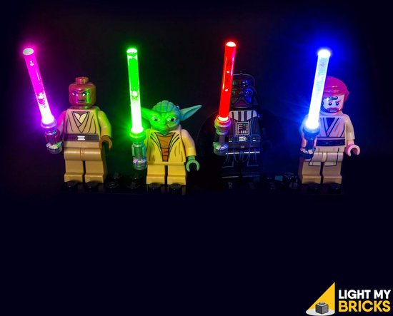 Light My Bricks - Verlichtingsset geschikt voor LED LEGO Star Wars Lichtzwaard Set