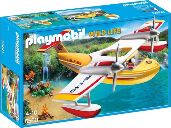 Playmobil Brandblusvliegtuig - 5560