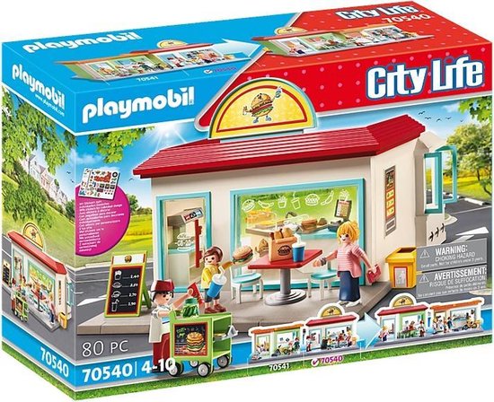 PLAYMOBIL City Life Mijn hamburgertent - 70540