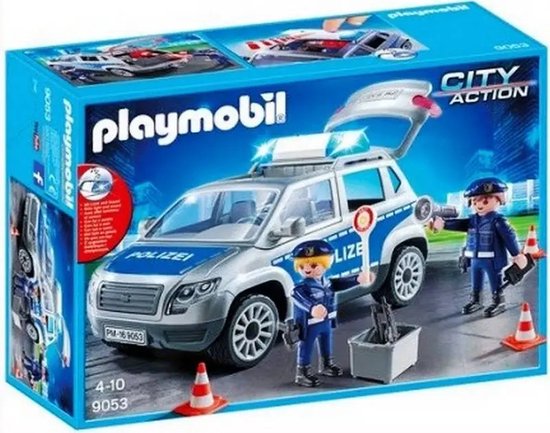 PLAYMOBIL® Off-roadvoertuig van de politie met licht en geluid - P-9053