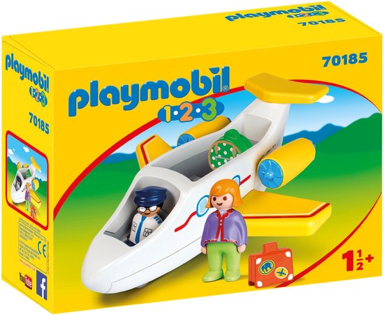 PLAYMOBIL 1.2.3 Vliegtuig - 70185