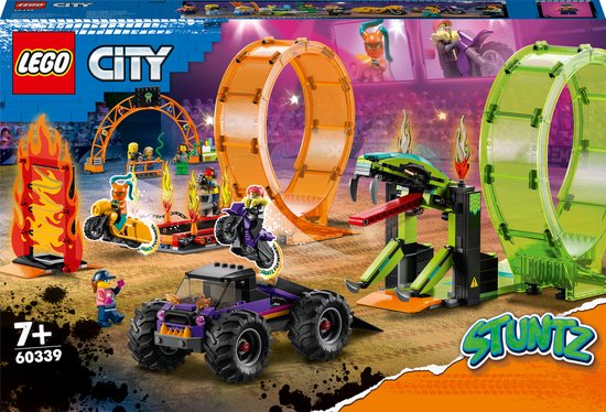 LEGO City Stuntz Dubbele looping stuntarena - 60339