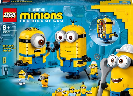 LEGO Minions Minions-figuren van Stenen en hun Schuilplaats - 75551