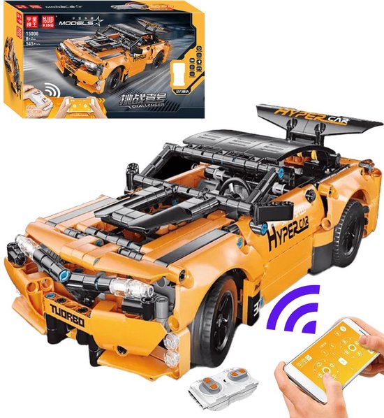 Mould King - Technic Challenger rc auto | City speed champions autos's adventure | Creator classic motor bouwpakket | Technische speelgoed ideas voor expert volwassenen & kinderen | 617 bouwstenen modelbouw (compatibel met lego, sluban of mega bloks)