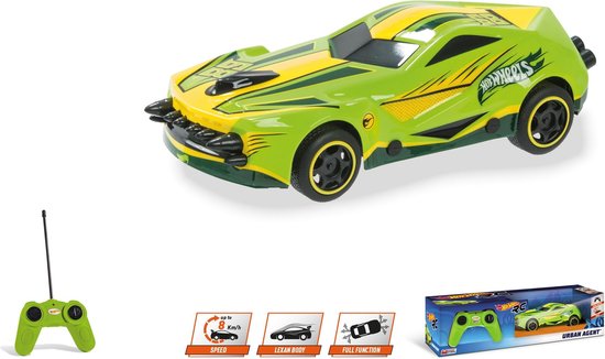 Hot Wheels Urban Radio Gecontroleerde Auto 1:24 38 Cm Geel