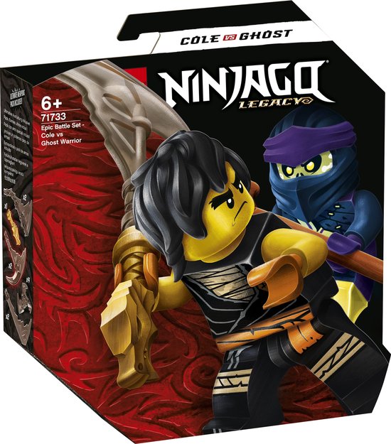 LEGO NINJAGO Epische Strijd Set Cole tegen Spookstrijder - 71733